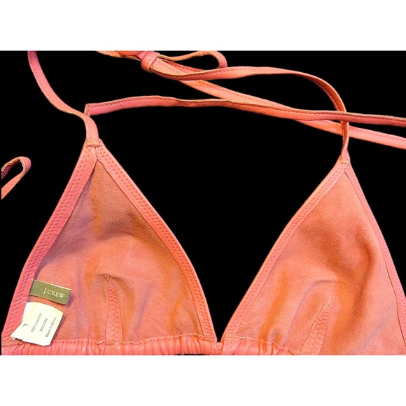 J. Crew Pink Leather Bra Top XSmall - Picture 5 of 8